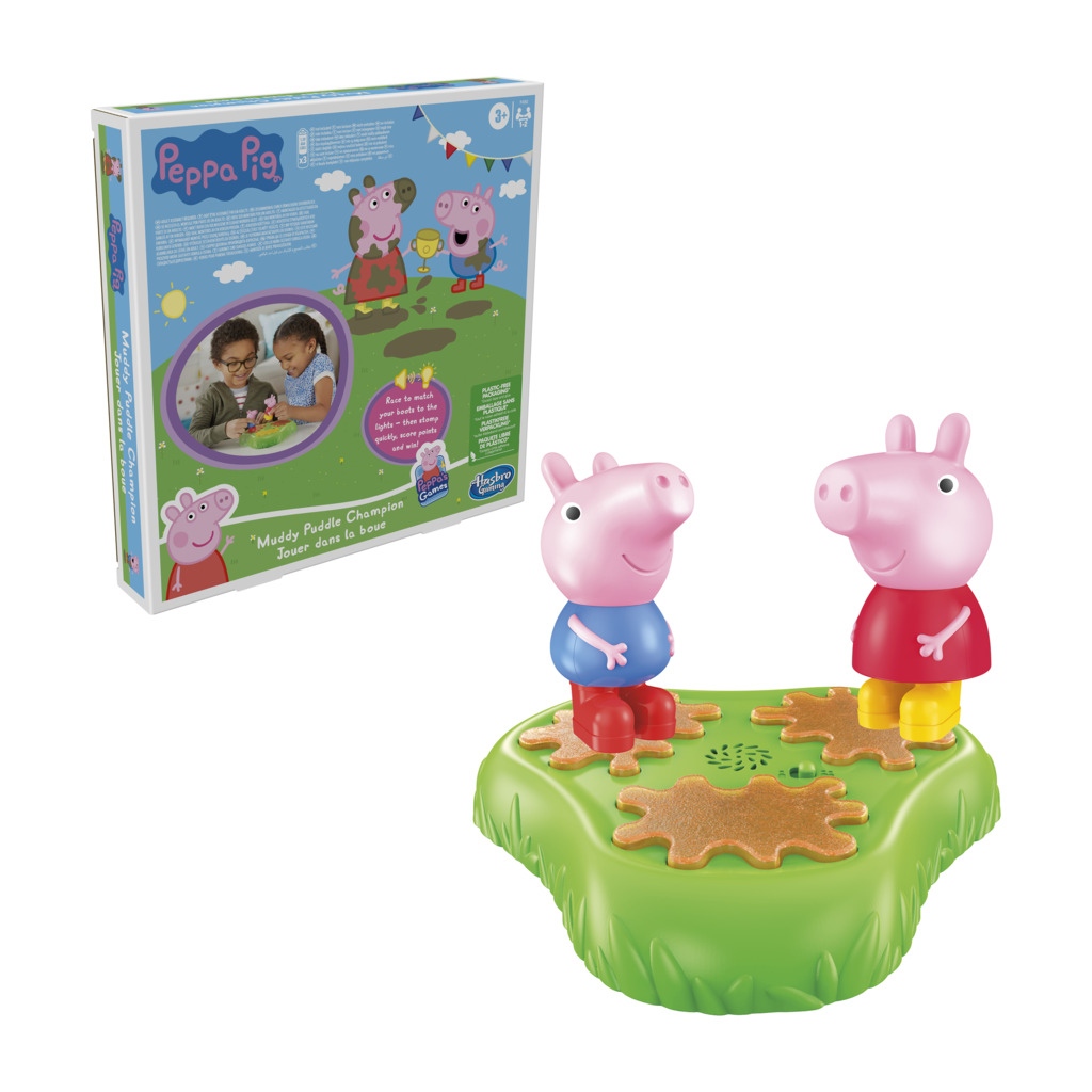 Peppa Pig Επιτραπέζιο Muddy Puddle Champion - Λακούβες με Λάσπη F4262 - Peppa Pig