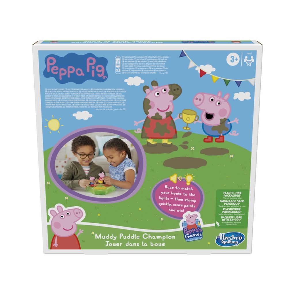 Peppa Pig Επιτραπέζιο Muddy Puddle Champion - Λακούβες με Λάσπη F4262 - Peppa Pig