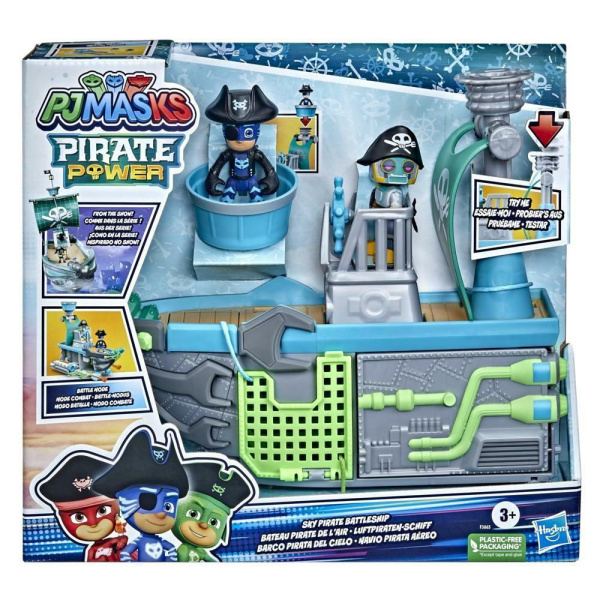 PJ Masks Σετ Παιχνιδιού Sky Pirate Battleship F3665 - PJ Masks