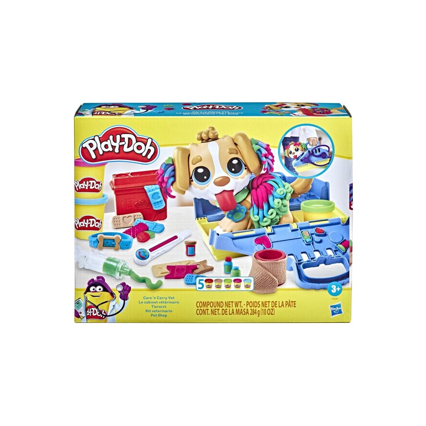 Play-Doh Care ‘N Carry Vet Playset Κτηνιάτρου F3639