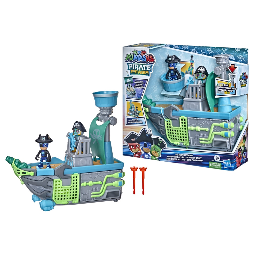 PJ Masks Σετ Παιχνιδιού Sky Pirate Battleship F3665 - PJ Masks