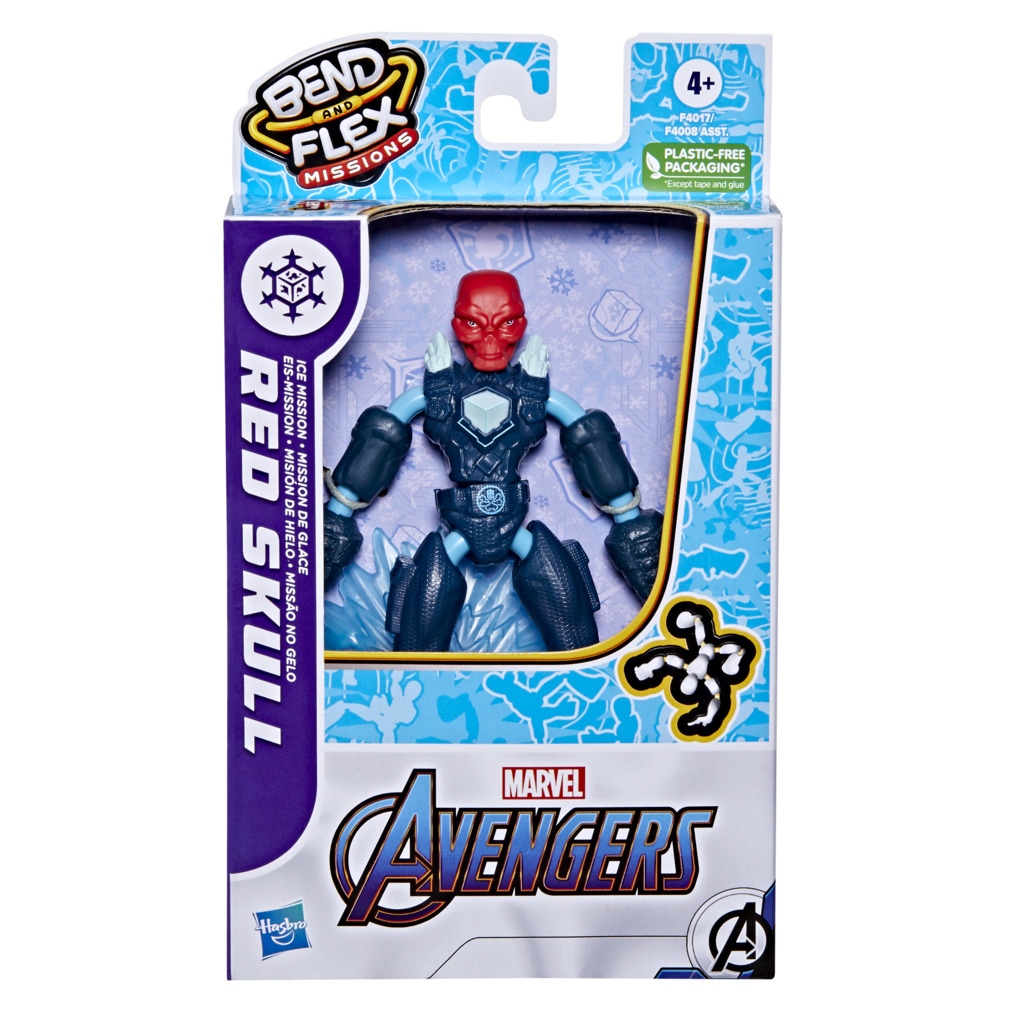 Avengers Bend and Flex Missions Φιγούρες 6 Ιντσών 4 Σχέδια F4008 - Avengers