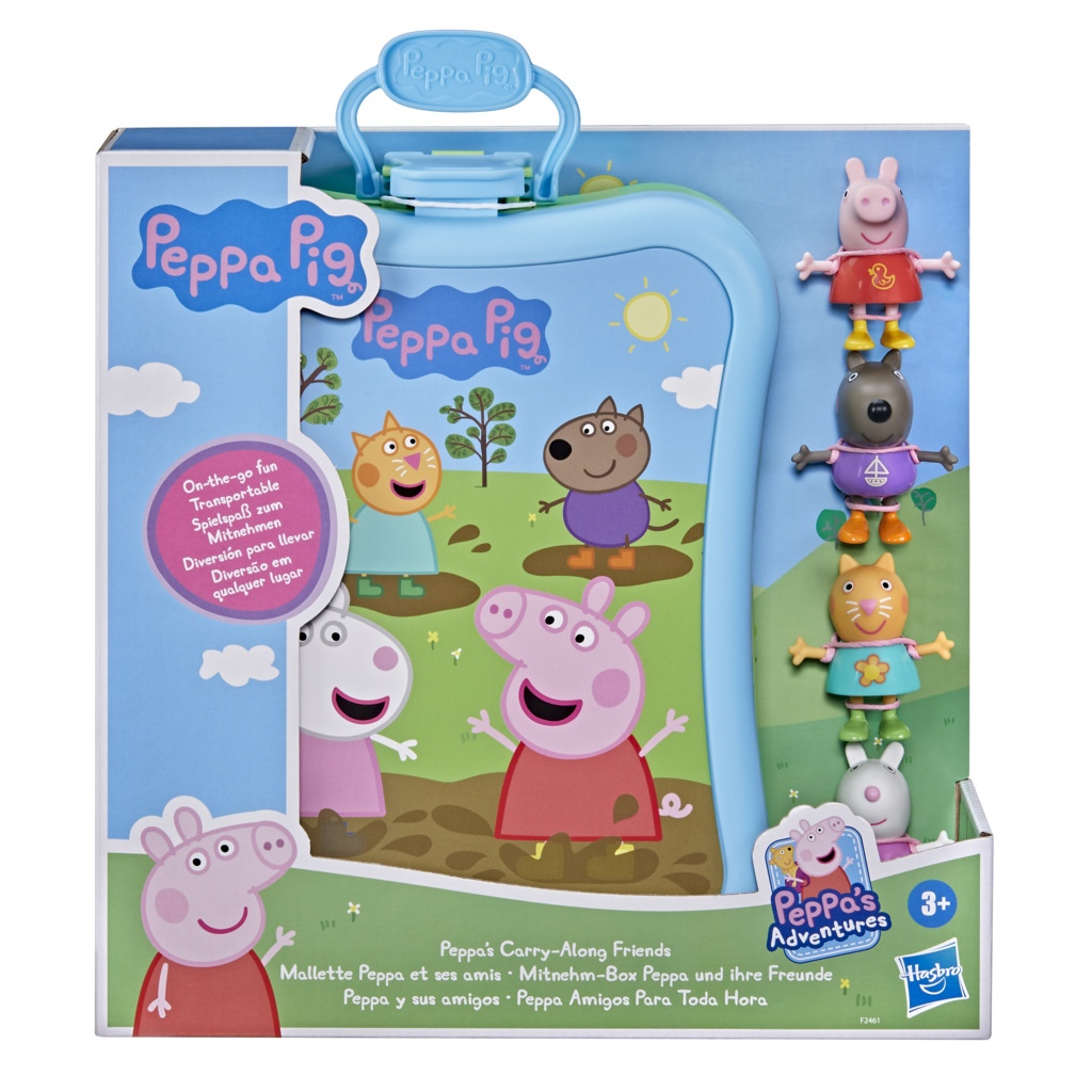 Peppa Pig Carry-Along Friends Σετ Θήκη με 4 Φιγούρες F2461 - Peppa Pig