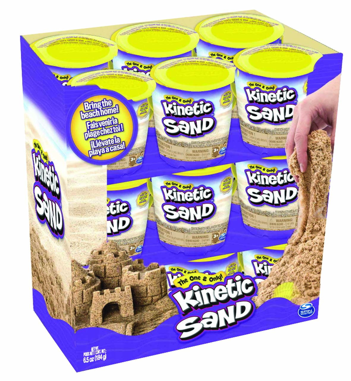 Kinetic Sand Μίνι  Κουβαδάικια Άμμου 6062081 - Kinetic Sand