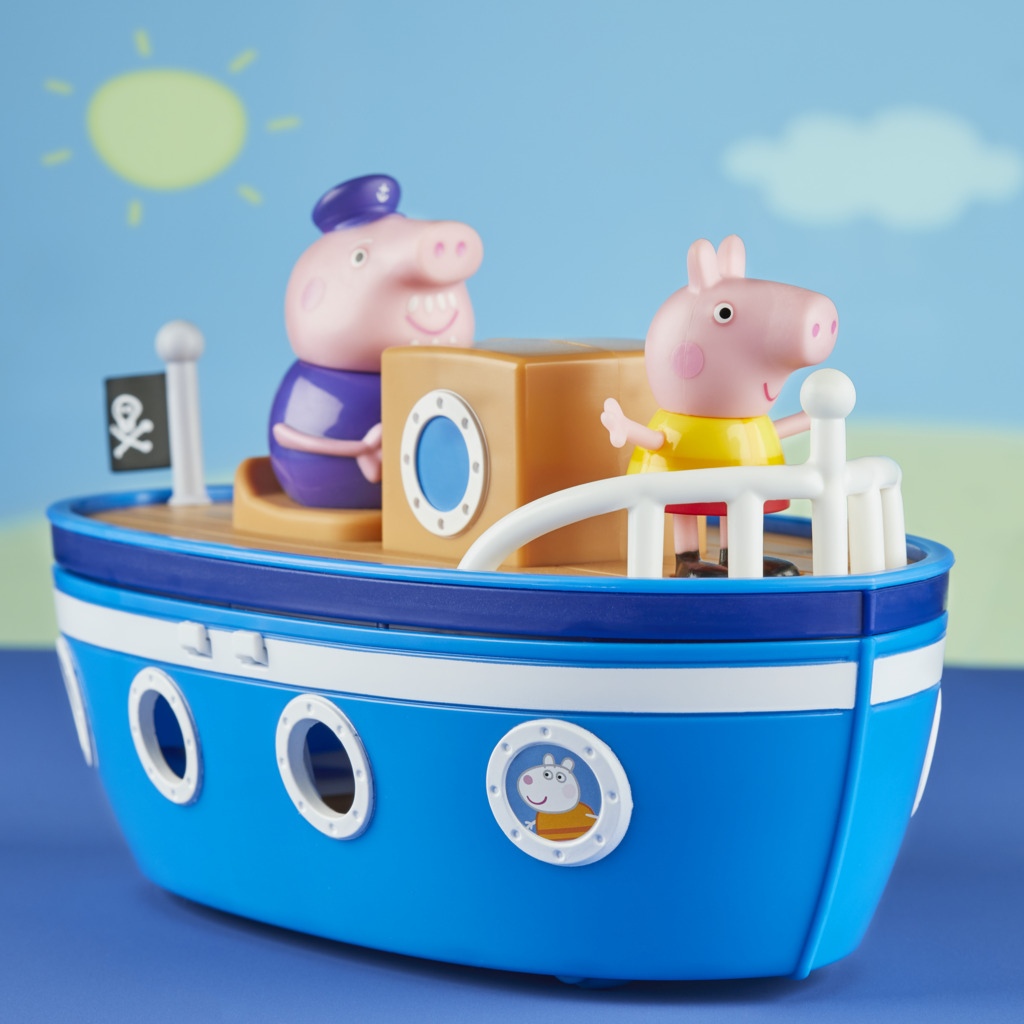 Peppa Pig Βάρκα του Παππού Γουρουνάκη με Φιγούρες F3631 - Peppa Pig