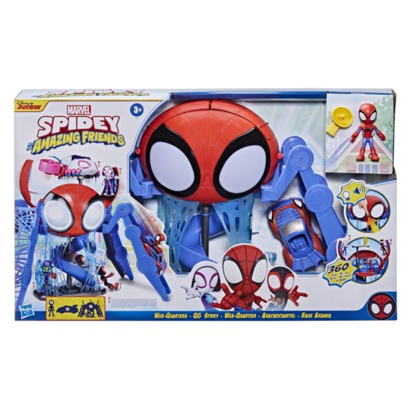 Spider-Man Spidey and His Amazing Friends Web-Quarters Σετ Παιχνιδιού F1461 Spider-Man Αγόρι 3-4 ετών, 4-5 ετών, 5-7 ετών Spider-Man Παιχνίδια