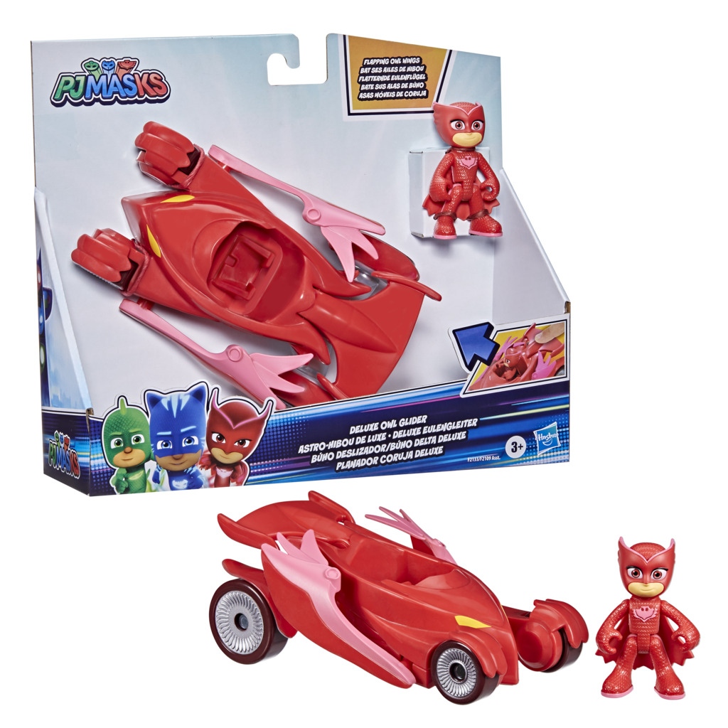 PJ Masks Deluxe Vehicles - Σετ Όχημα με Φιγούρα 3 Σχέδια F2109 - PJ Masks