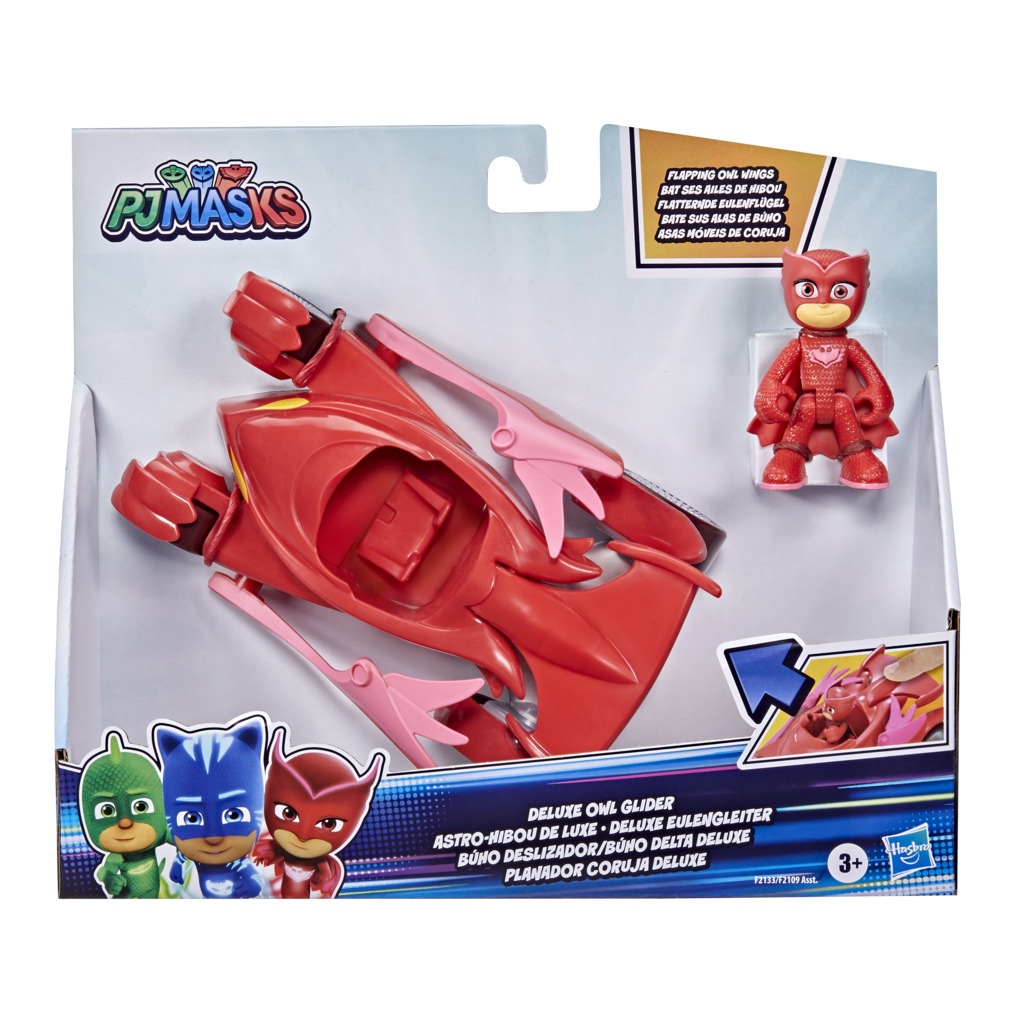 PJ Masks Deluxe Vehicles - Σετ Όχημα με Φιγούρα 3 Σχέδια F2109 - PJ Masks