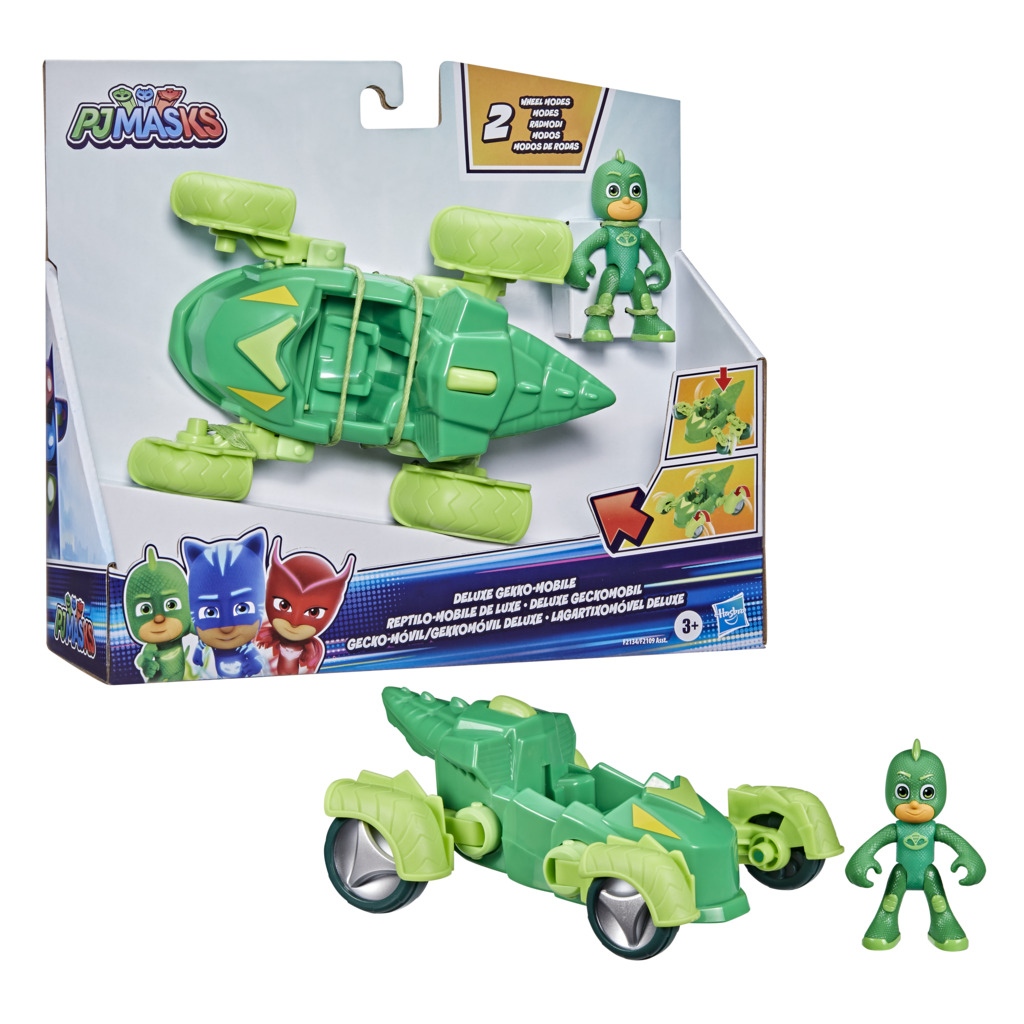 PJ Masks Deluxe Vehicles - Σετ Όχημα με Φιγούρα 3 Σχέδια F2109 - PJ Masks