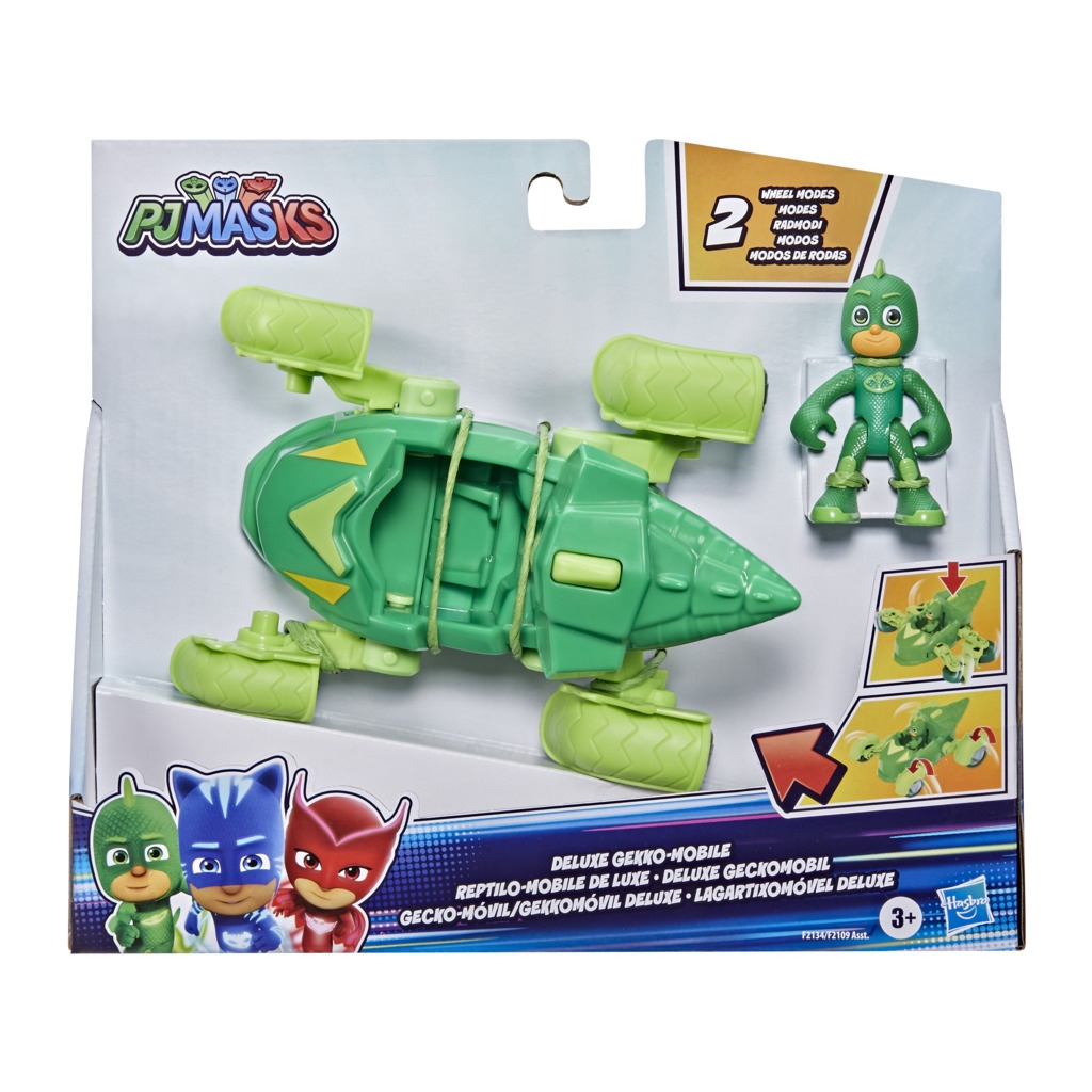 PJ Masks Deluxe Vehicles - Σετ Όχημα με Φιγούρα 3 Σχέδια F2109 - PJ Masks