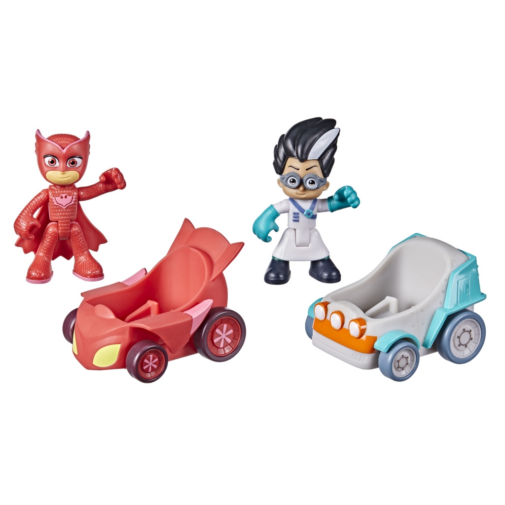 PJ Masks Heroes vs. Villains Battle Racers με 2 Φιγούρες & Οχήματα - 4 Σχέδια F2649 - PJ Masks