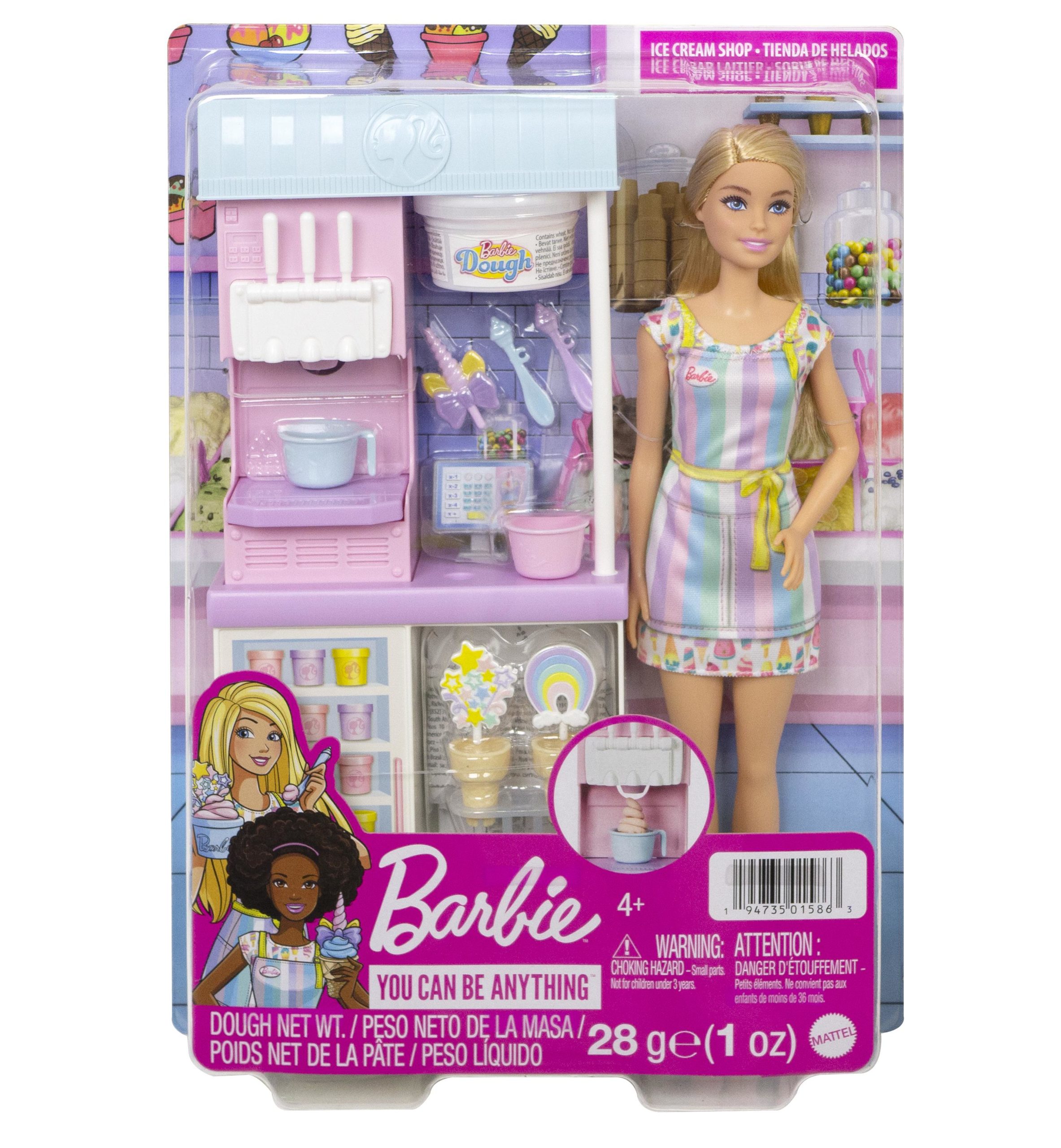 Λαμπάδα Barbie Εργαστήριο Παγωτού HCN46 - Barbie