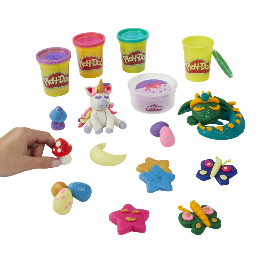Play-Doh Magical Sparkle Pack - 15 Βαζάκια Πλαστοζυμαράκια F3612 - Play-Doh