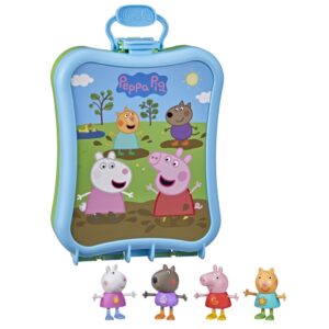 Peppa Pig Carry-Along Friends Σετ Θήκη με 4 Φιγούρες F2461 - Peppa Pig