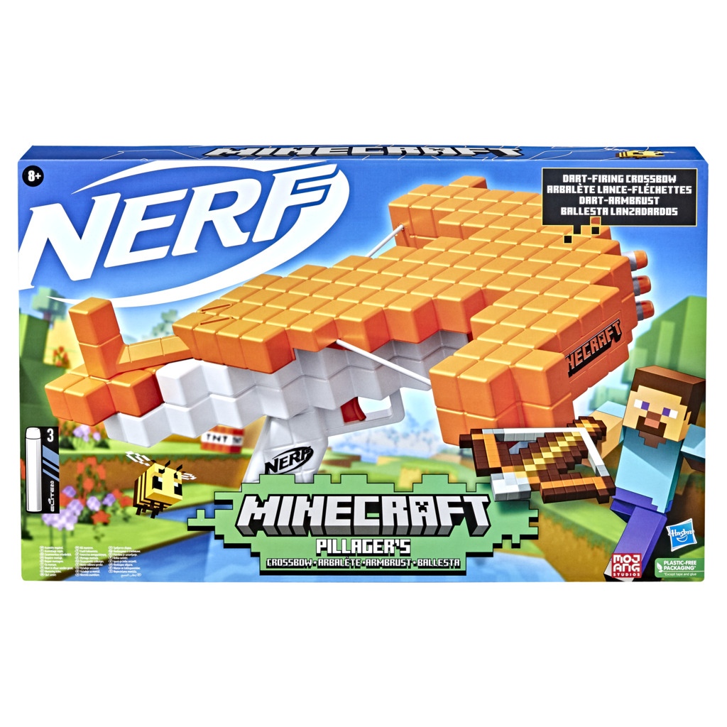 NERF Minecraft Εκτοξευτής Pillager's Crossbow F4415 - NERF