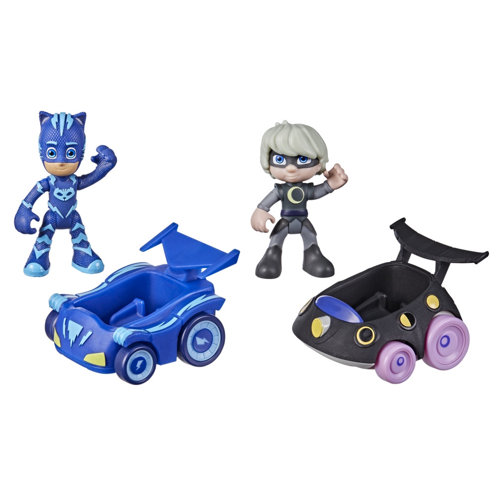 PJ Masks Heroes vs. Villains Battle Racers με 2 Φιγούρες & Οχήματα - 4 Σχέδια F2649 - PJ Masks