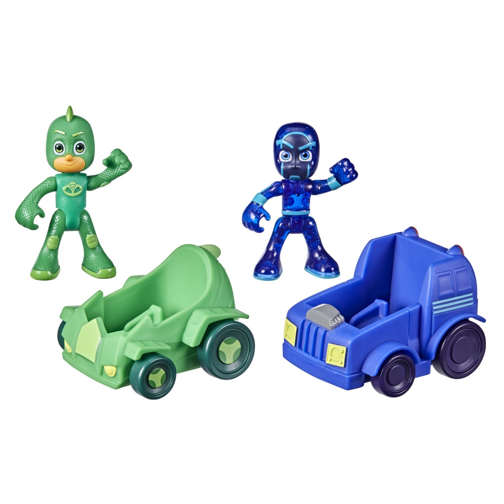 PJ Masks Heroes vs. Villains Battle Racers με 2 Φιγούρες & Οχήματα - 4 Σχέδια F2649 - PJ Masks