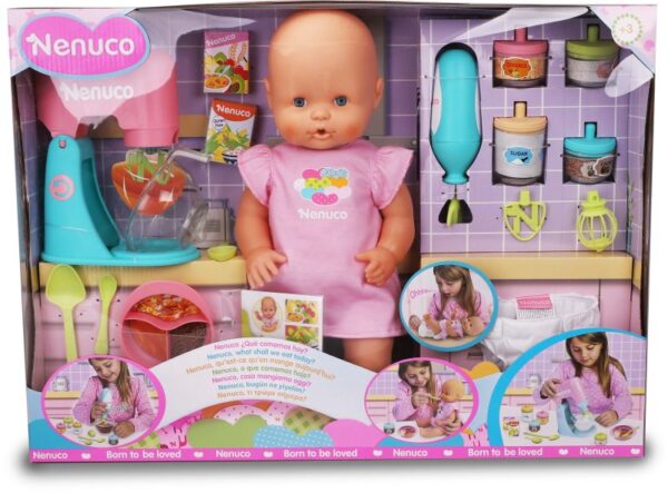 NENUCO - Ώρα για Φαγητό Σετ Παιχνιδιού & Κούκλα μωρό με αξεσουάρ  700016649  Κορίτσι 3-4 ετών, 4-5 ετών Nenuco