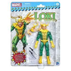Marvel Legends Series Φιγούρα 6 Ιντσών Retro Loki F5883 - Hasbro Fans, Marvel