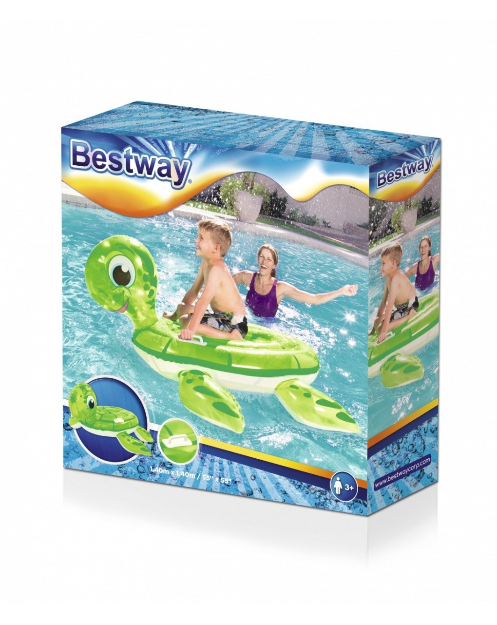 Bestway Φουσκωτή Χελώνα Ride On 140X140εκ. BST41041 - Bestway