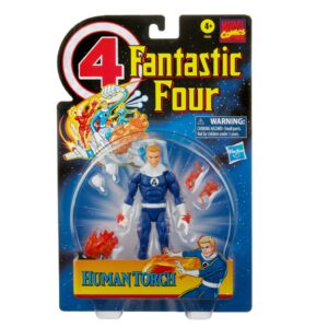 Marvel Legends Series Φιγούρα 6 Ιντσών Fantastic Four Retro Human Torch F4595 - Hasbro Fans, Marvel
