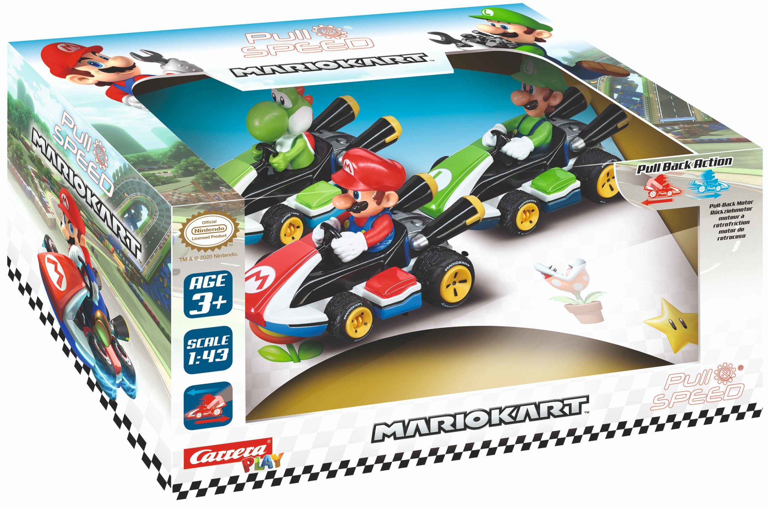 Carrera Pull Speed: Nintendo Mario Kart 3Pack (15813010) - Carrera