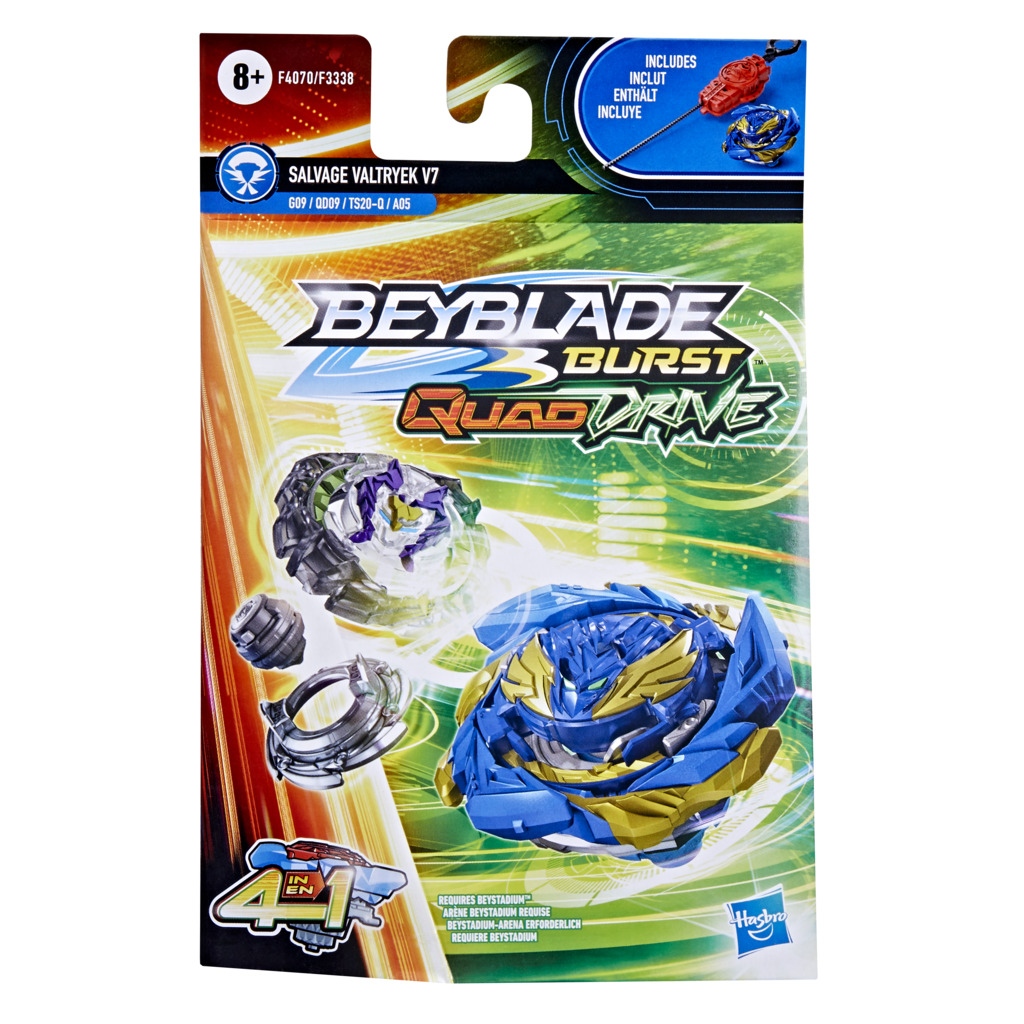 Beyblade Burst QuadDrive Starter Pack Διάφορα Σχέδια F3338 - Beyblade