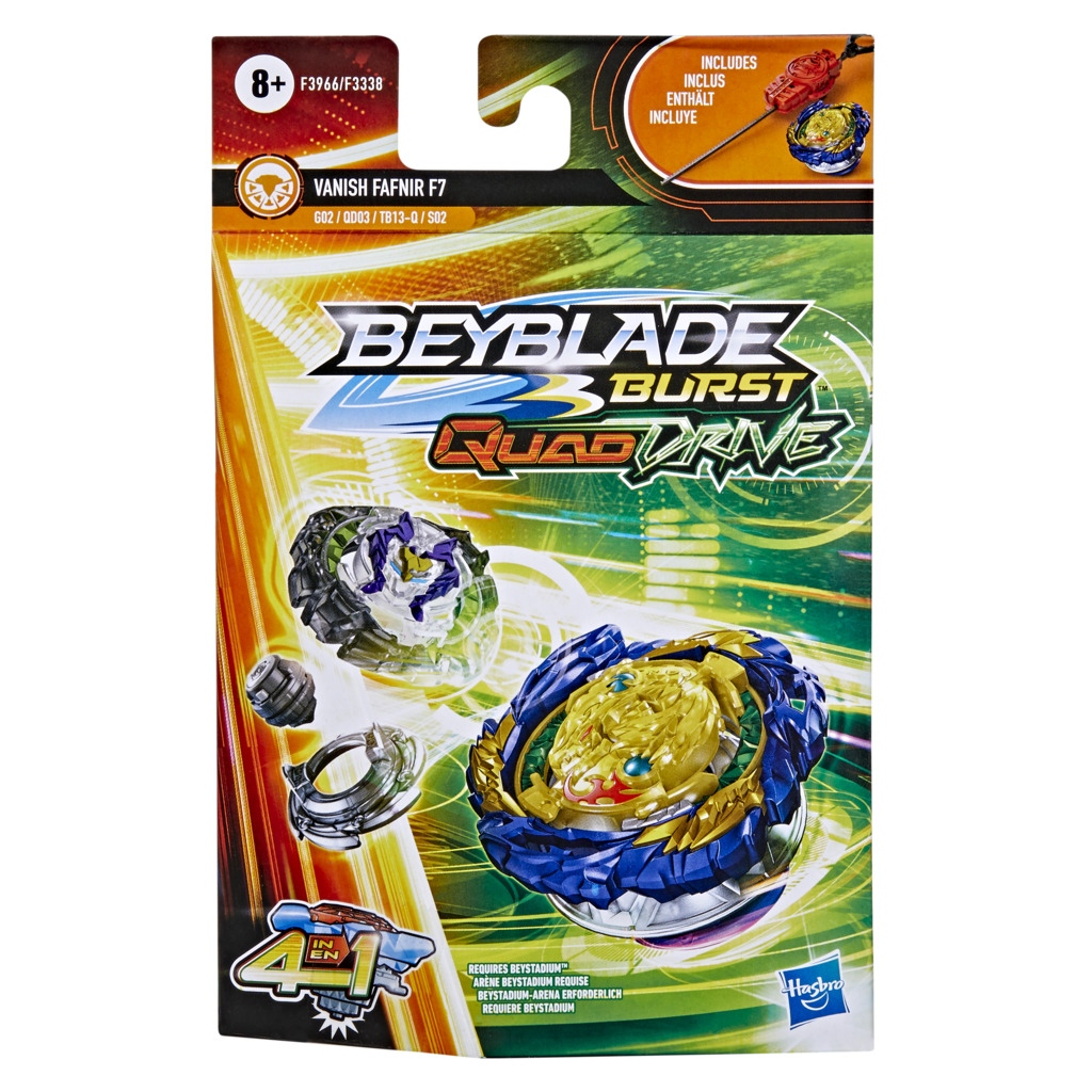 Beyblade Burst QuadDrive Starter Pack Διάφορα Σχέδια F3338 - Beyblade