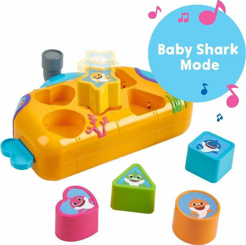 Baby Shark Μουσικό Υποβρύχιο με Σχήματα BAH11000 - Baby Shark