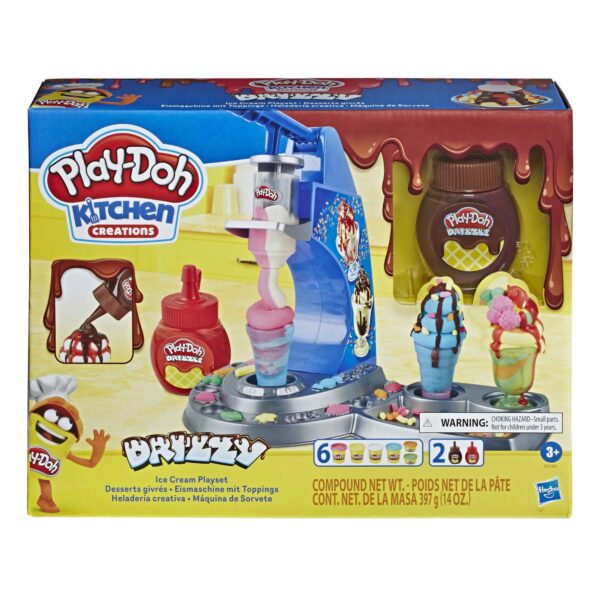 Play-Doh Kitchen Creations Drizzy Ice Cream Playset E66885L21 Play-Doh Αγόρι, Κορίτσι 3-4 ετών, 4-5 ετών, 5-7 ετών 