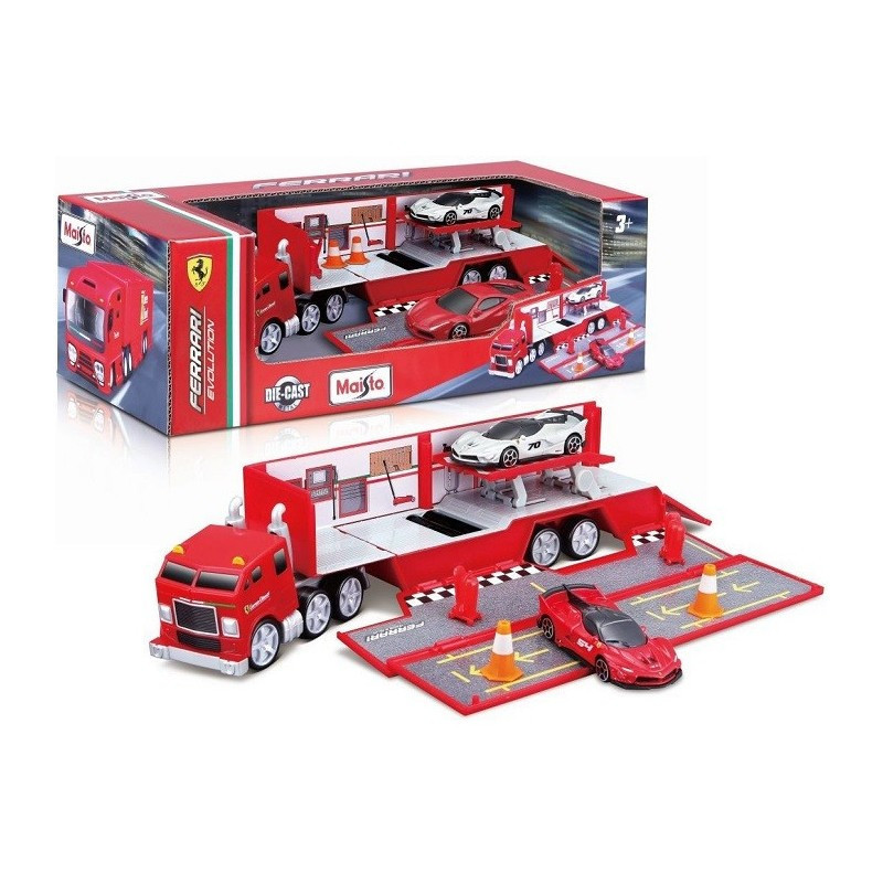 Maisto Fresh Metal Μεταλλική Ferrari Racing Hauler 12388 - Maisto