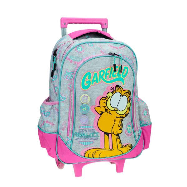 BMU Τσάντα Trolley Δημοτικού Garfield Ροζ 334-91074 BMU Κορίτσι  Garfield