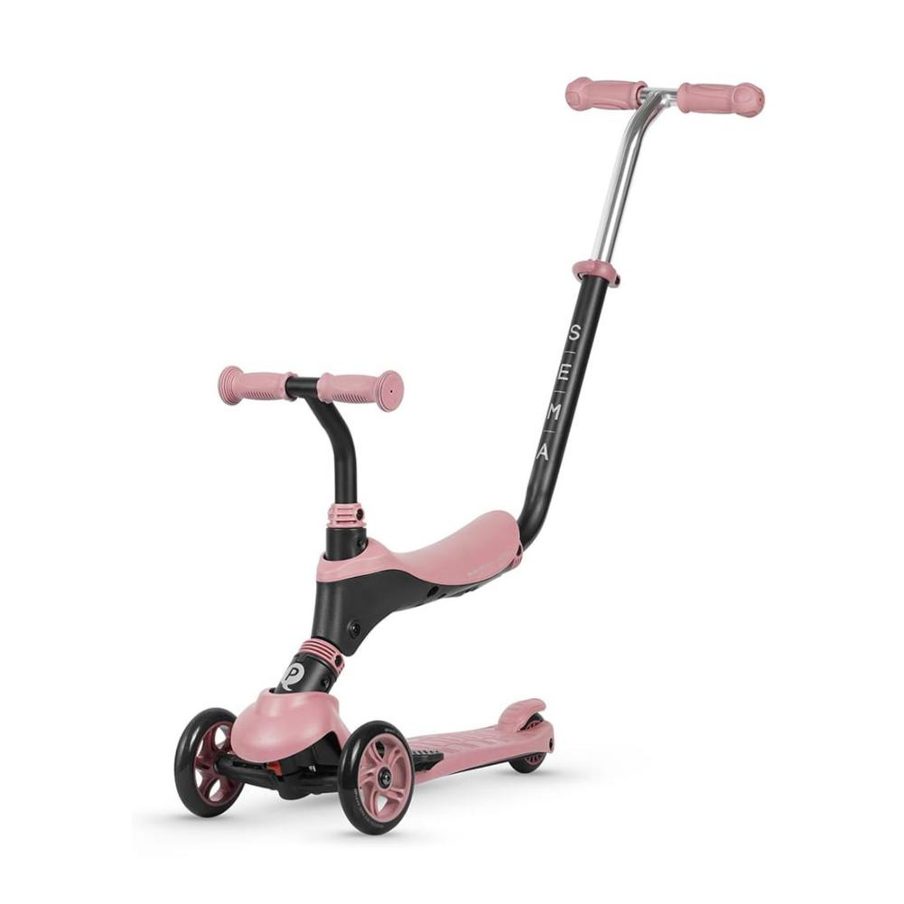 QPlay Sema 3in1 Scooter Πατίνι με κάθισμα Ροζ 01-1212066-03 - Q Play