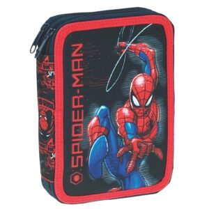 Gim Κασετίνα Διπλή Γεμάτη Spider-Man Logo 337-02100 - Gim