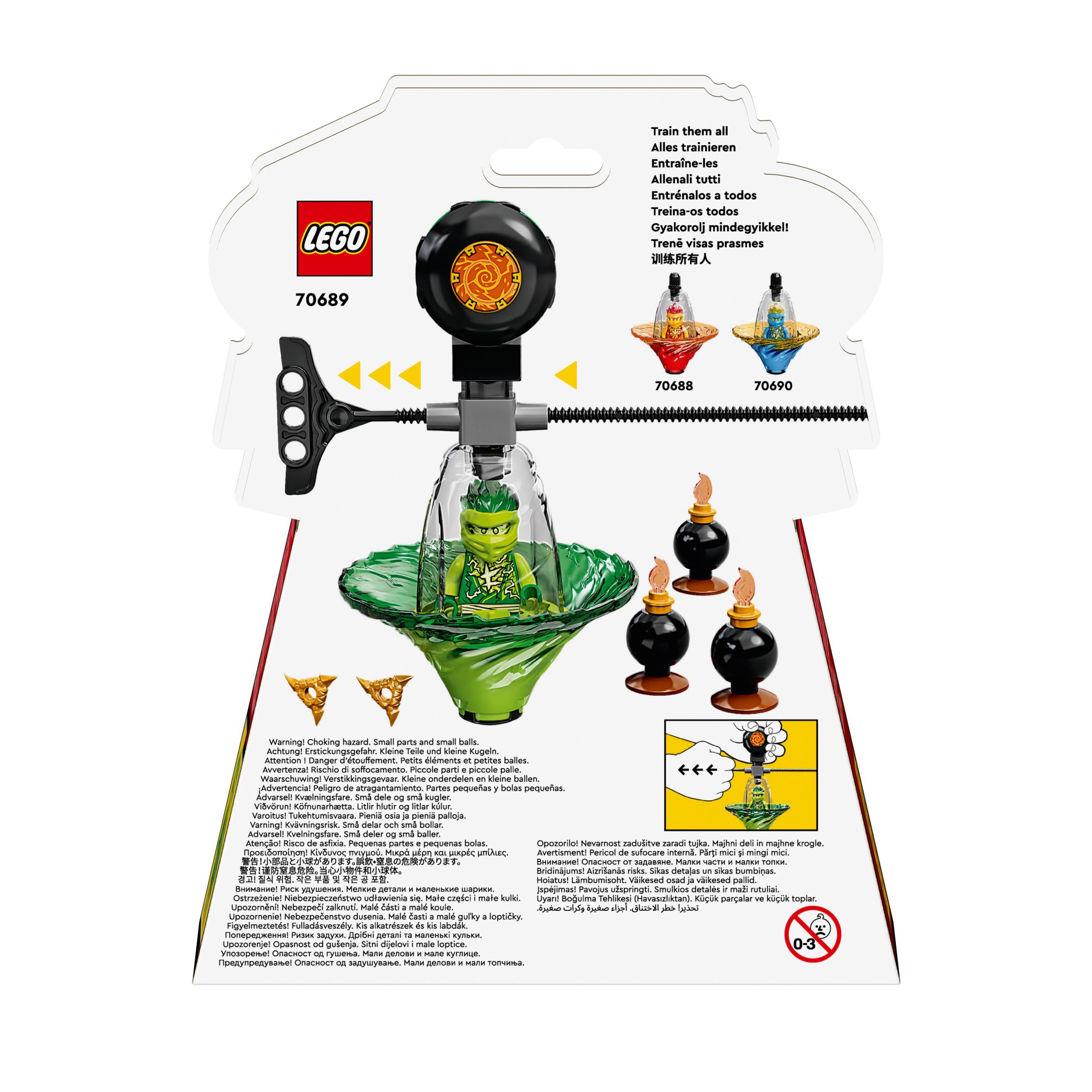 LEGO Ninjago Προπόνηση Σπιντζίτσου Νίντζα του Λόιντ 70689 - LEGO, LEGO Ninjago