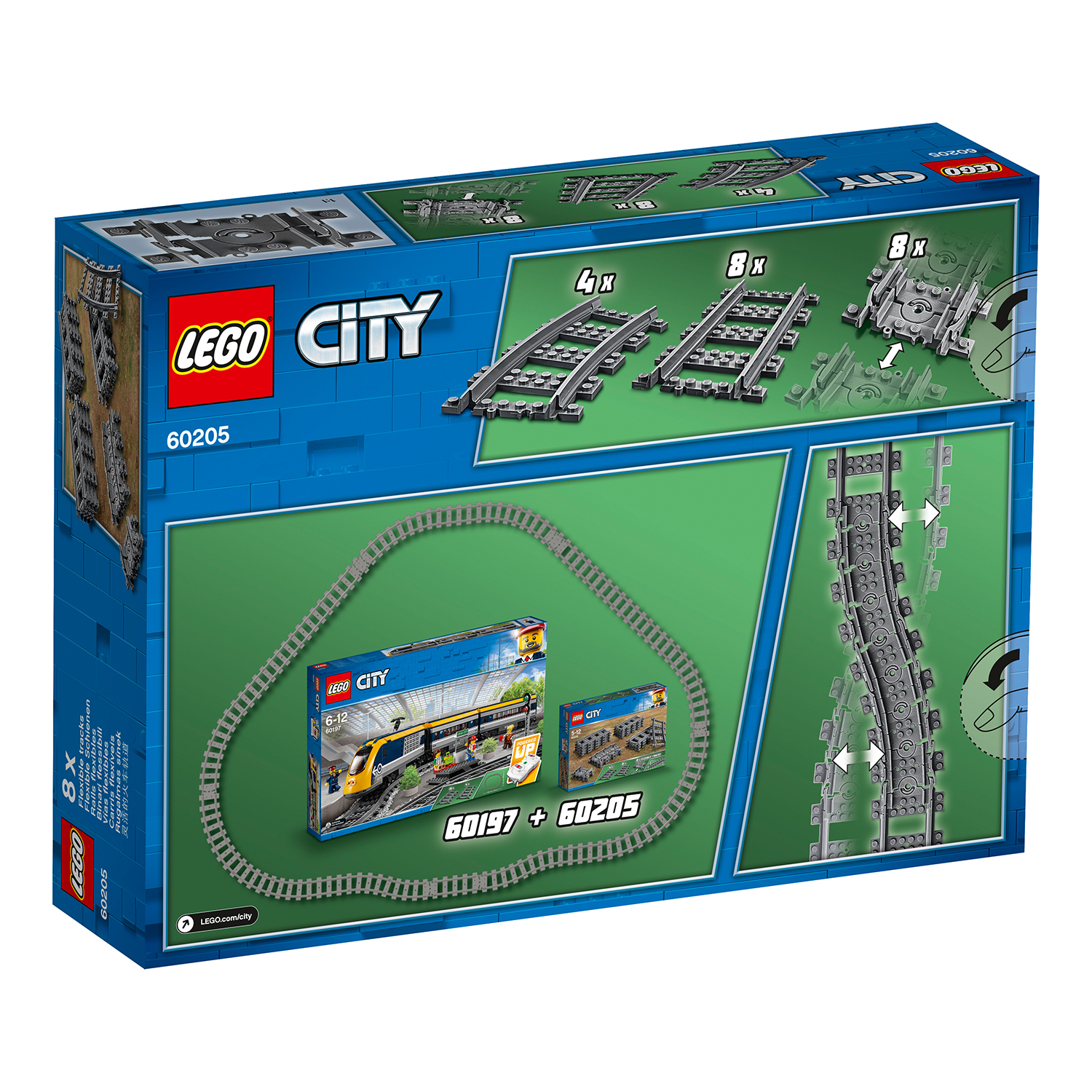 LEGO City Σιδηροδρομικές Ράγες 60205 - LEGO, LEGO City