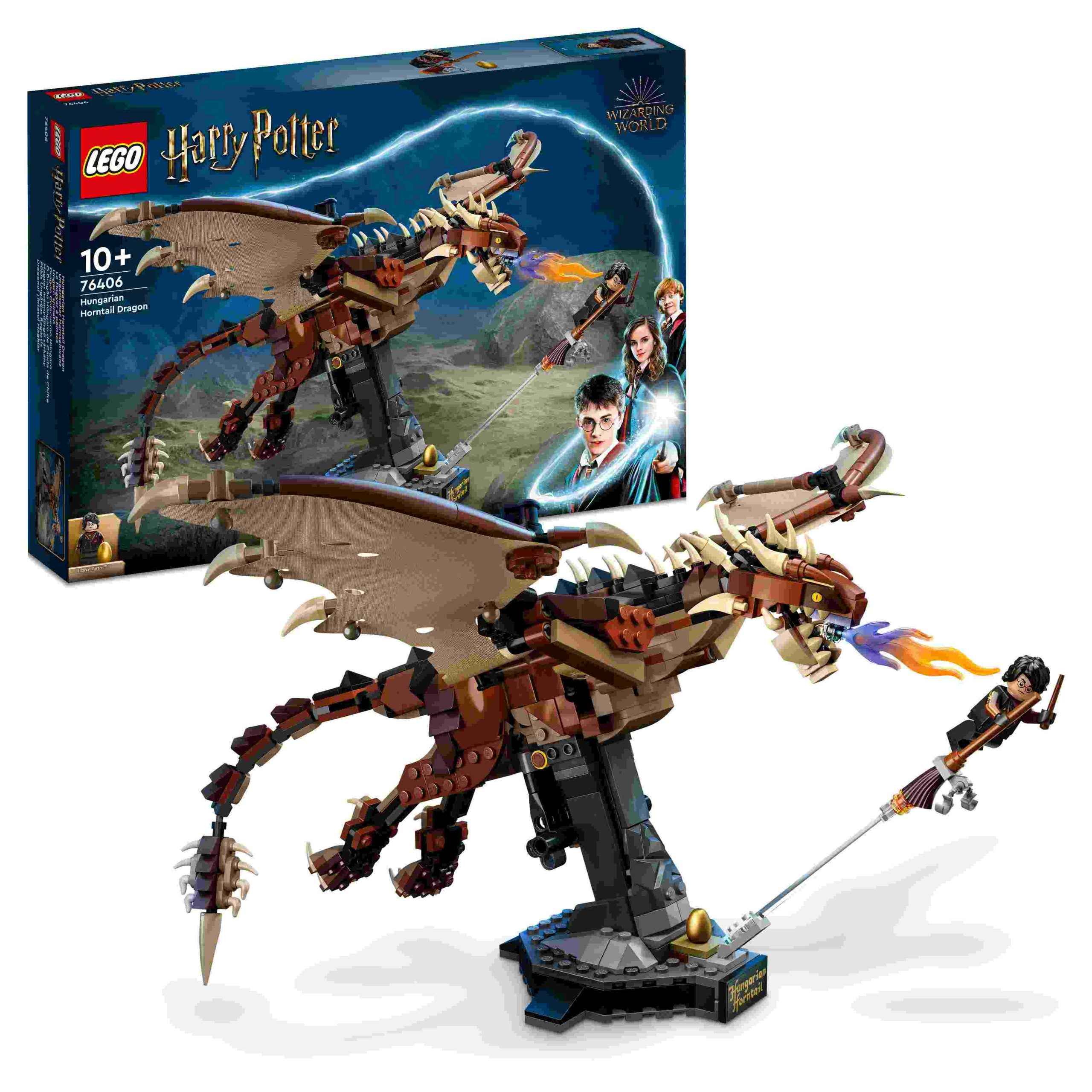 LEGO Harry Potter Ουγγρικός Δράκος Horntail 76406 - LEGO, LEGO Harry Potter