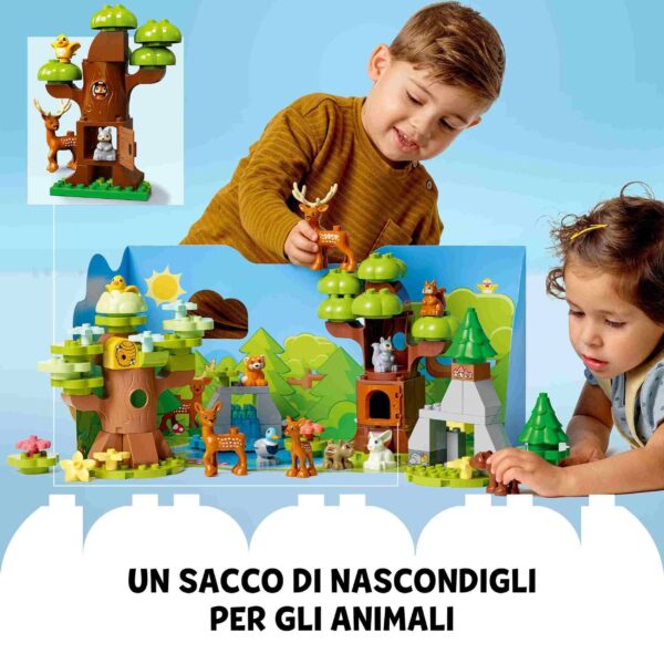  LEGO, LEGO Duplo Αγόρι, Κορίτσι 2-3 ετών, 3-4 ετών, 4-5 ετών LEGO Duplo Άγρια Ζώα Της Ευρώπης με Playmat 10979