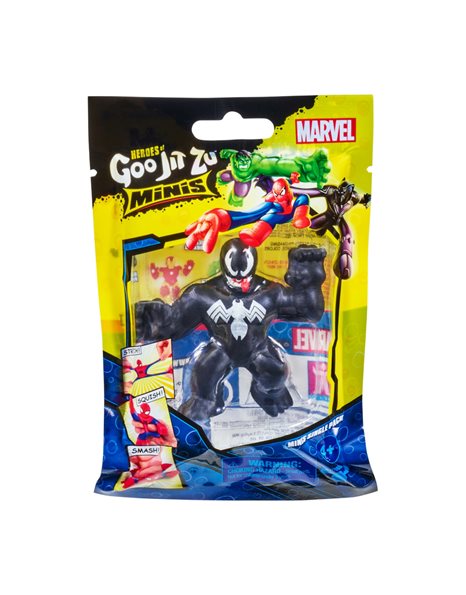 Goo Jit Zu S4 Μίνι Φιγούρα Marvel 1τμχ - 8 Σχέδια GJM05000 - Goo Jit Zu