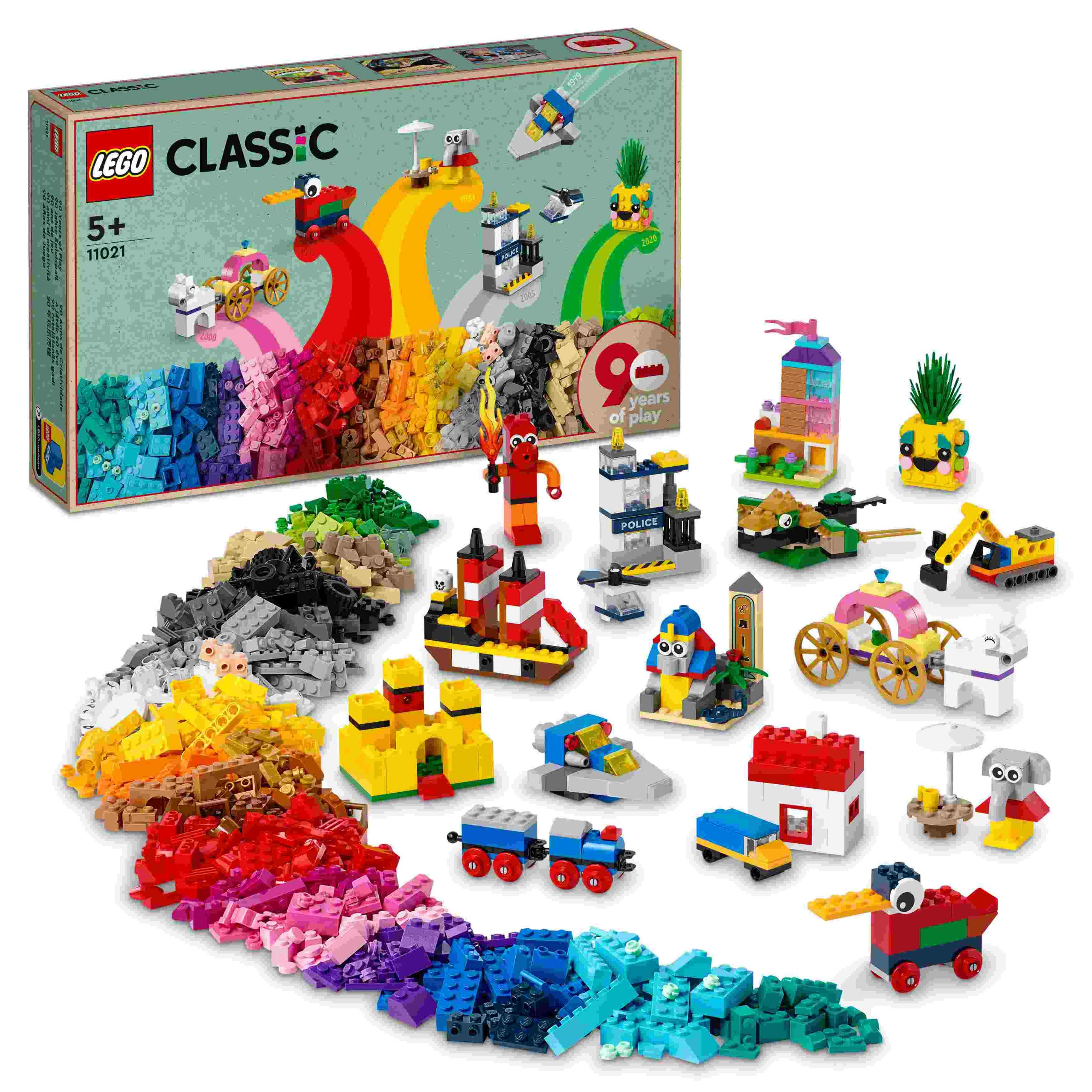 LEGO Classic 90 Χρόνια Παιχνιδιού 11021 - LEGO, LEGO Classic