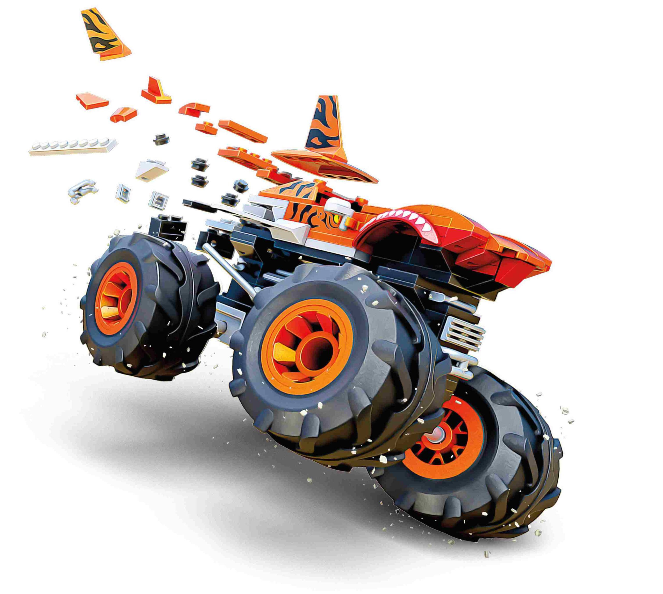 Mega Bloks - Hot Wheels Monster Trucks Οχήματα 3 Σχέδια GVM14 - Hot Wheels