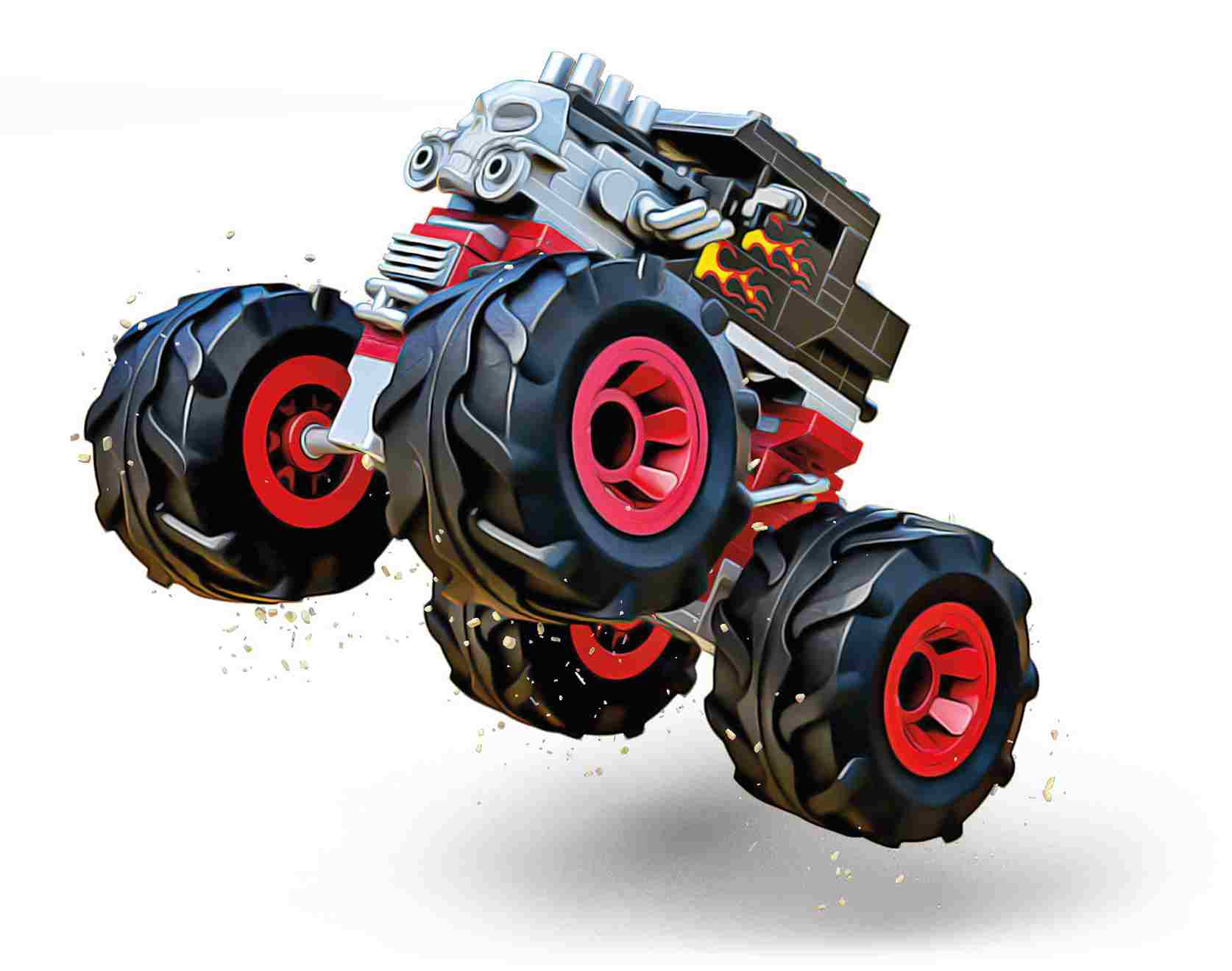 Mega Bloks - Hot Wheels Monster Trucks Οχήματα 3 Σχέδια GVM14 - Hot Wheels