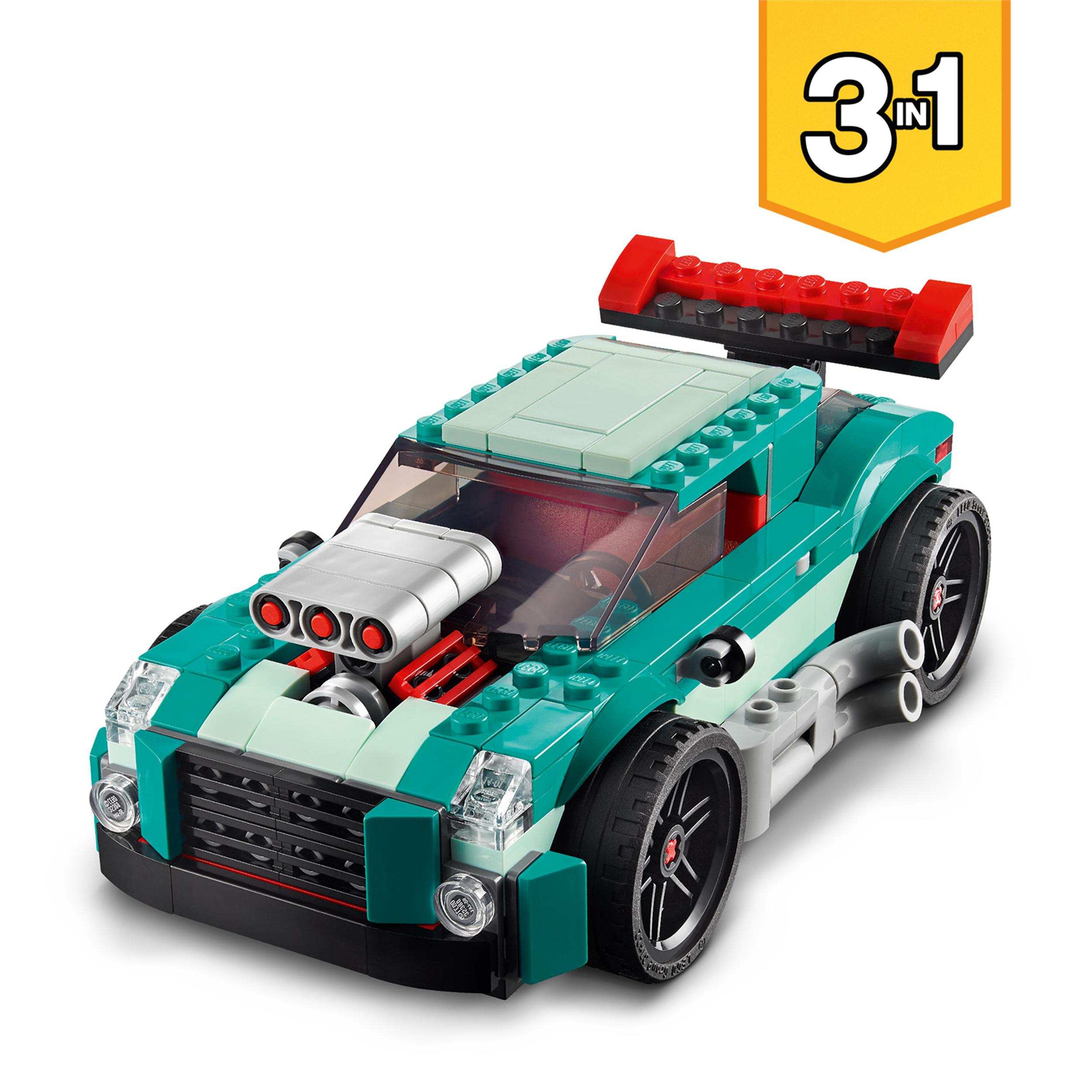 LEGO Creator Αγωνιστικό Αυτοκίνητο Street Machine 3σε1 31127 - LEGO, LEGO Creator