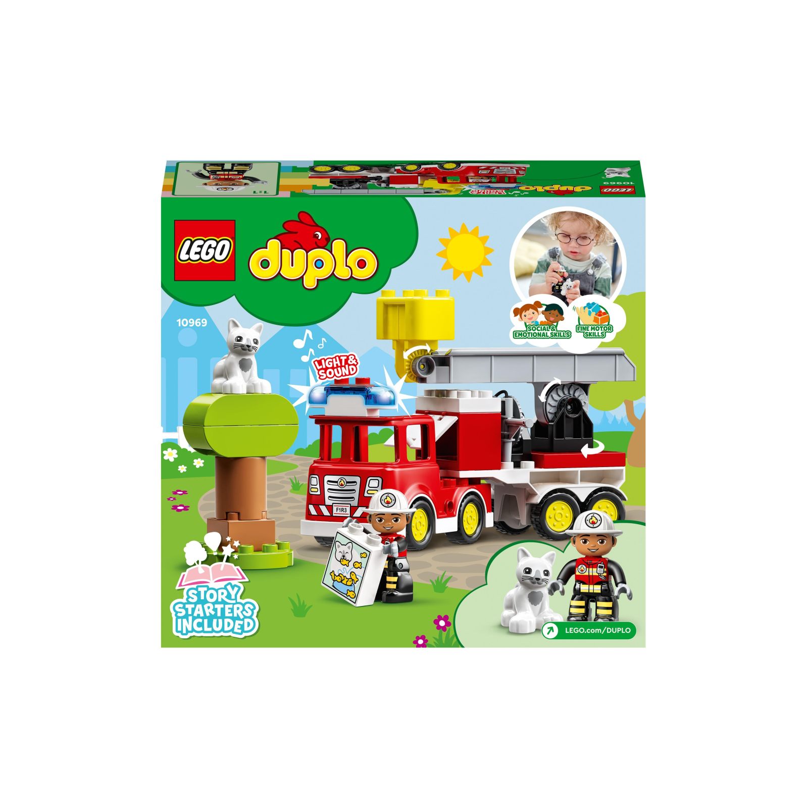 LEGO Duplo Town Πυροσβεστικό Φορτηγό με Φώτα και Σειρήνα 10969 - LEGO, LEGO Duplo, LEGO Duplo Town