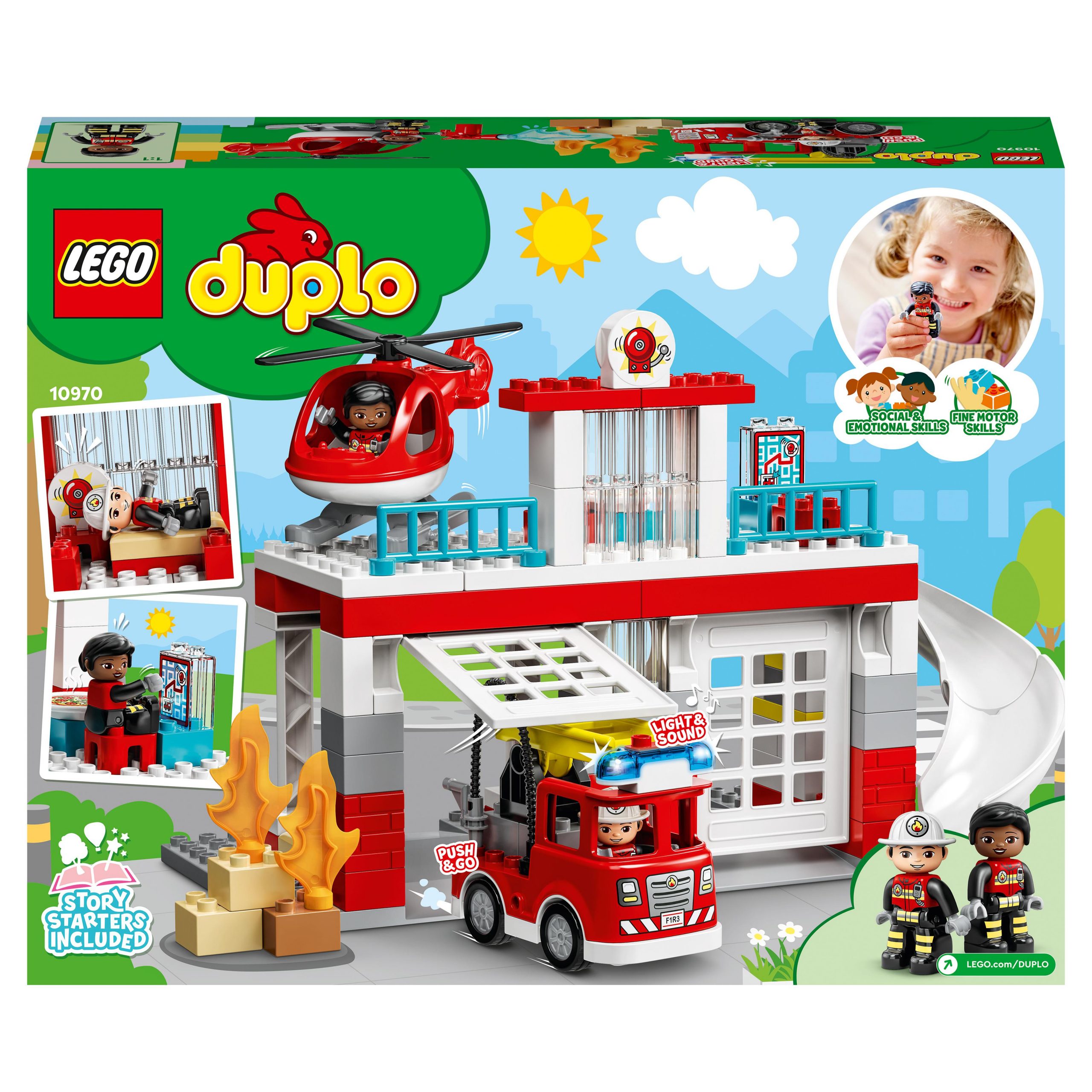 LEGO Duplo Πυροσβεστικός Σταθμός και Ελικόπτερο 10970 - LEGO, LEGO Duplo