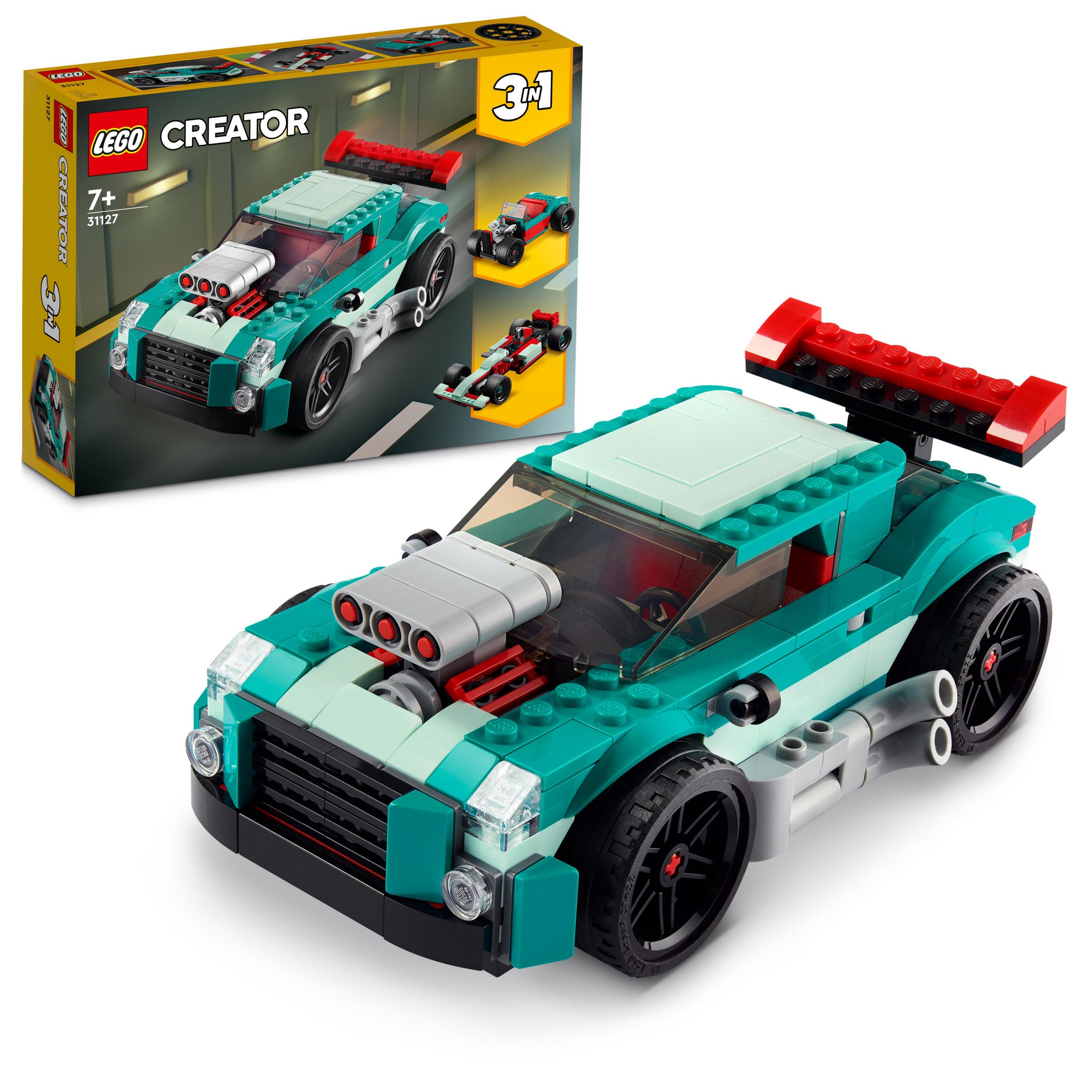 LEGO Creator Αγωνιστικό Αυτοκίνητο Street Machine 3σε1 31127 - LEGO, LEGO Creator