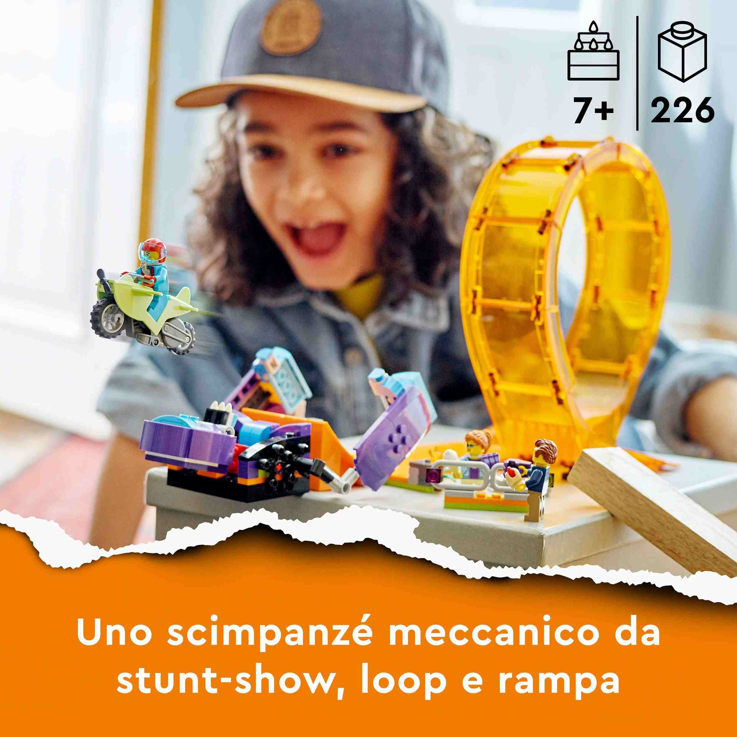 LEGO City Stuntz Ακροβατική Πίστα Καταστροφικός Χιμπατζής 60338 - LEGO, LEGO City, LEGO City Stuntz