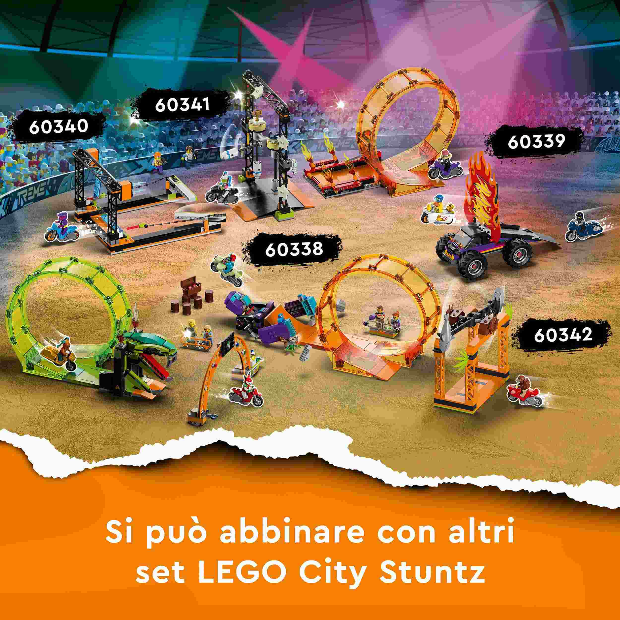 LEGO City Stuntz Ακροβατική Δοκιμασία Επίθεση Καρχαριών 60342 - LEGO, LEGO City, LEGO City Stuntz