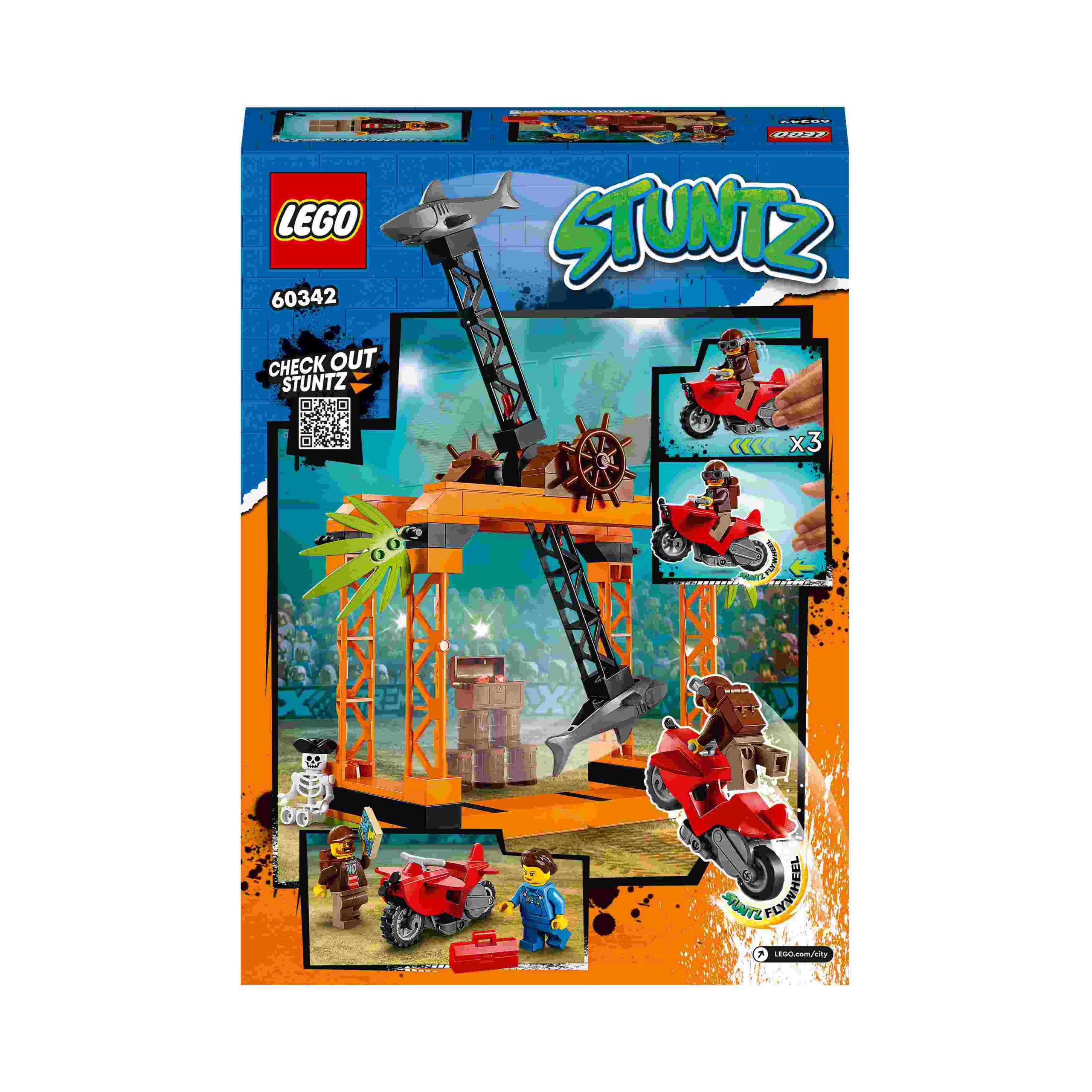 LEGO City Stuntz Ακροβατική Δοκιμασία Επίθεση Καρχαριών 60342 - LEGO, LEGO City, LEGO City Stuntz
