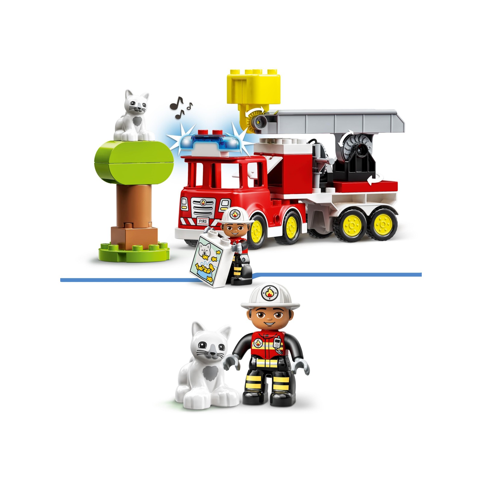 LEGO Duplo Town Πυροσβεστικό Φορτηγό με Φώτα και Σειρήνα 10969 - LEGO, LEGO Duplo, LEGO Duplo Town